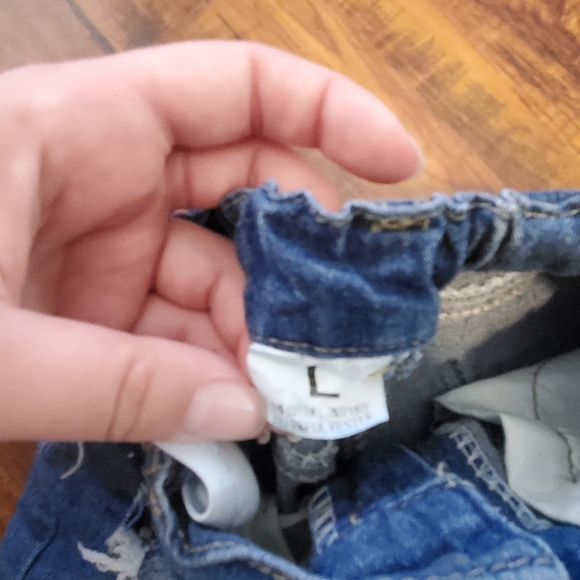 Little Girls Jean Shorts - Picture 2 of 3